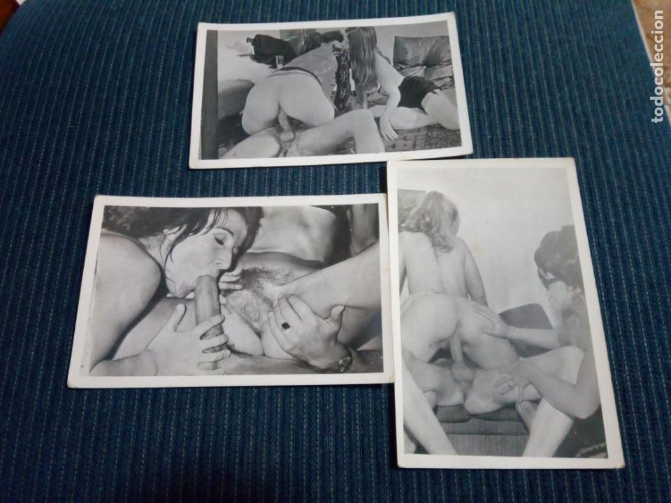 Vintage Porn Postcards - Lote 3 fotos chicas porno erotica blanco y negro aÃ±os 70/80