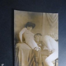 Postales: POSTAL PORNOGRAFICA FOTOGRAFICA HACIA 1910. Lote 246507920