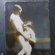 Postales: POSTAL PORNOGRAFICA FOTOGRAFICA HACIA 1910. Lote 246512320