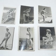 Postales: 6 FOTOGRAFIAS EROTICAS DE MUJERES EN BIKINI, MIDEN 8,5 X 6 CMS. APROX.
