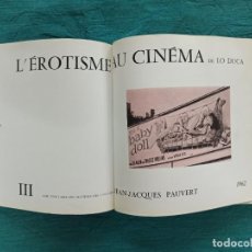 Postales: ANTIGUO LIBRO REVISTA L'EROTISME AU CINEMA DE LO LUCA. 1962. EROTICO. CINE. SIN PORTADA.