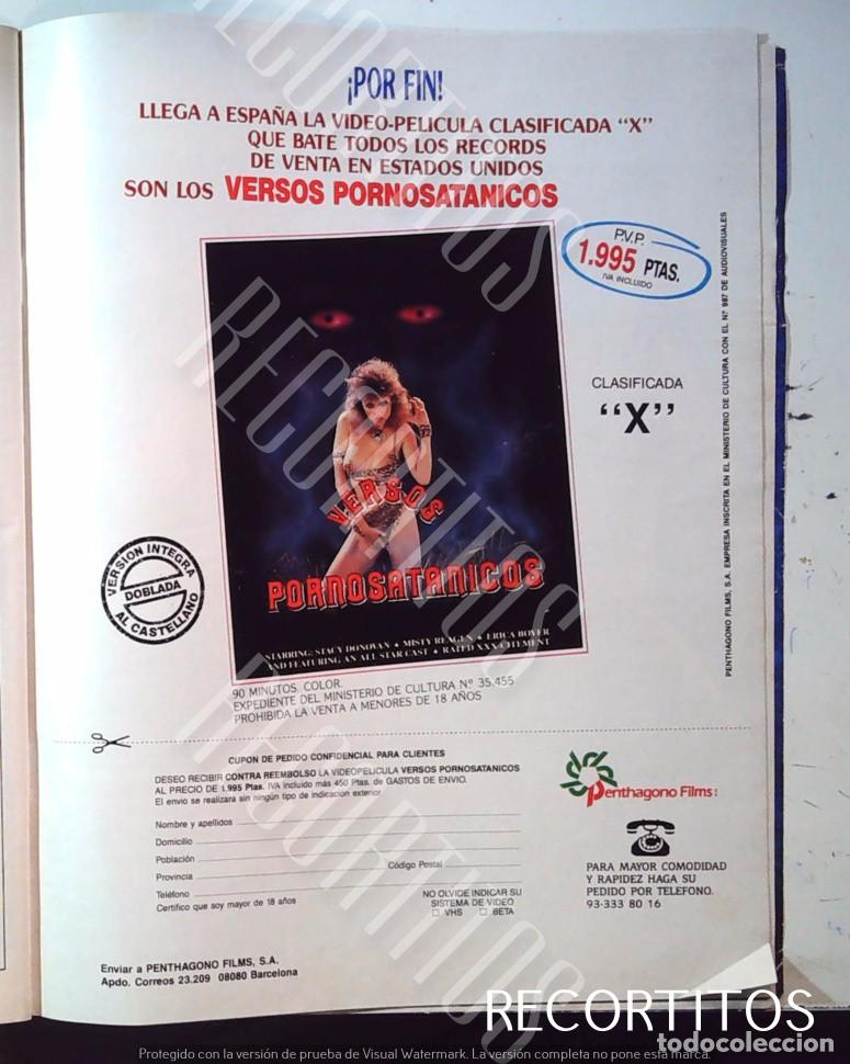 Postkarten: VERSOS PORNOSATANICOS ANUNCIO PUBLICIDAD