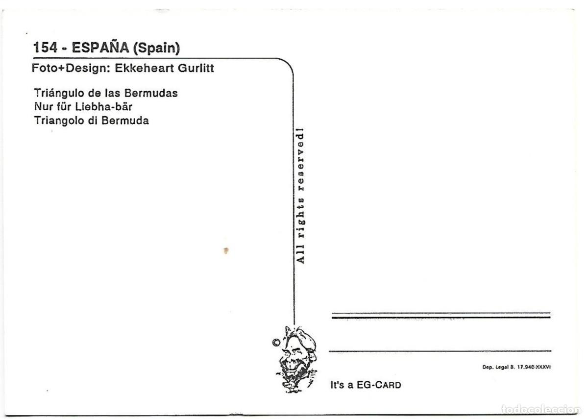 Postales: &rdquo; TRIANGULO DE LAS BERMUDAS &rdquo;.- - Foto 2