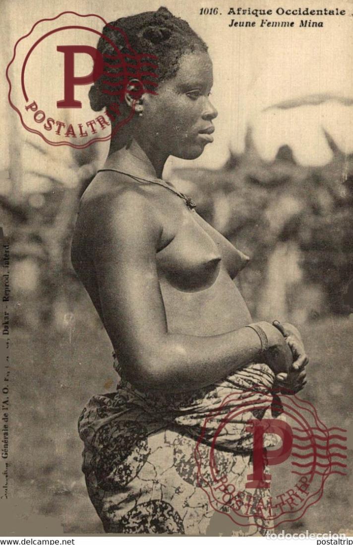 Postais: AFRIQUE OCCIDENTALE. JEUNE FILLE MINA - DESNUDO NUDE NUS AKT