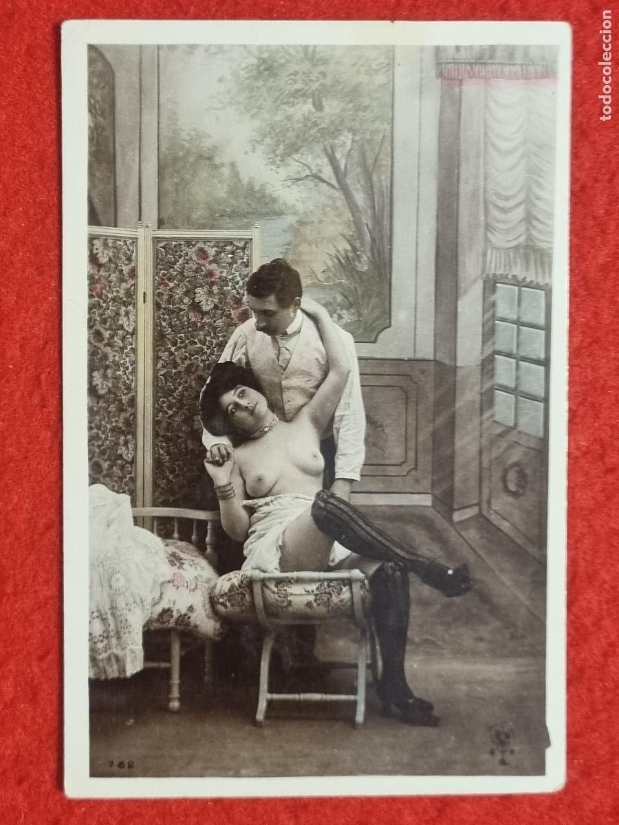Cartoline: POSTAL EROTICA PAREJA ANTIGUA ORIGINAL P2520