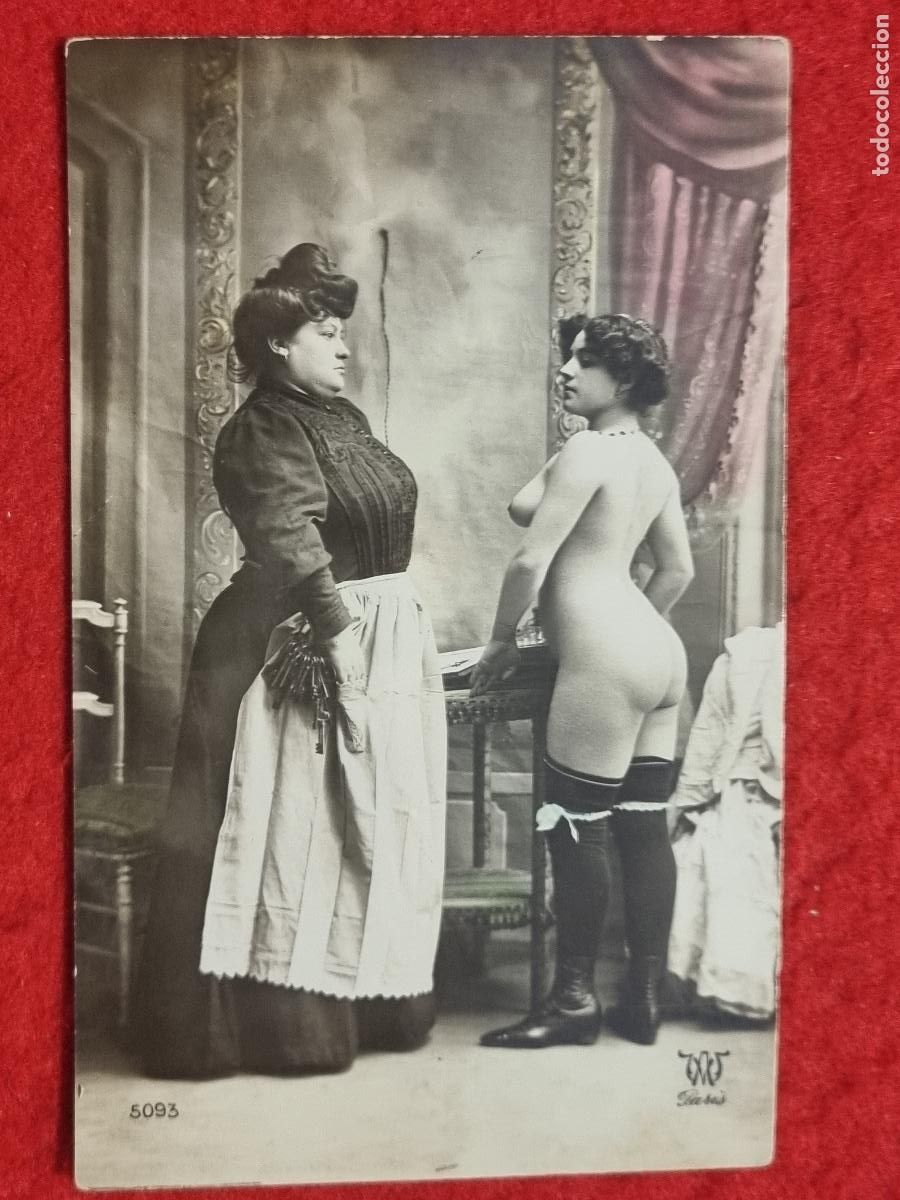 Cartoline: POSTAL EROTICA MUJERES ANTIGUA ORIGINAL P2523