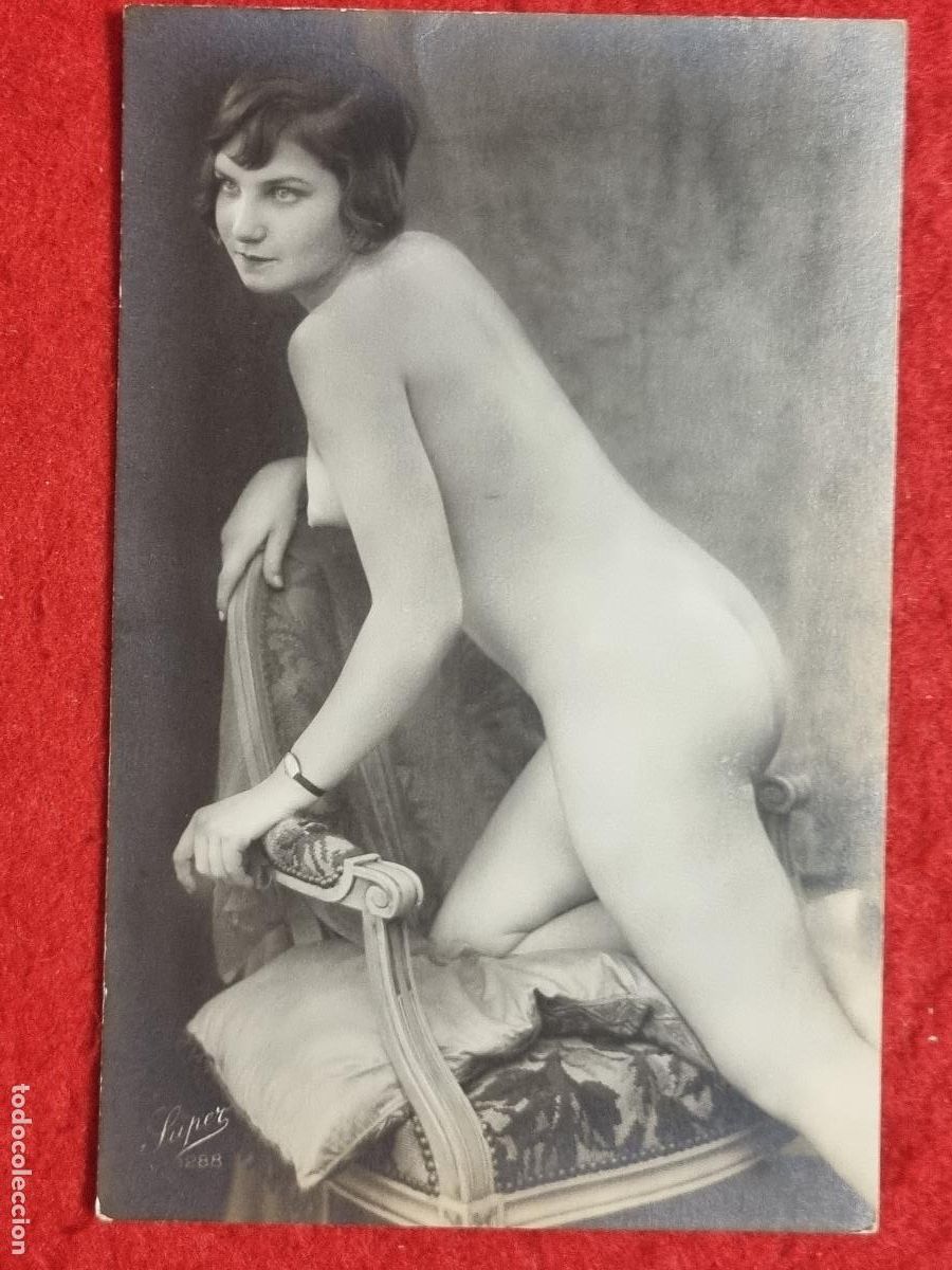 Cartoline: POSTAL EROTICA MUJER DESNUDA ANTIGUA ORIGINAL P2527