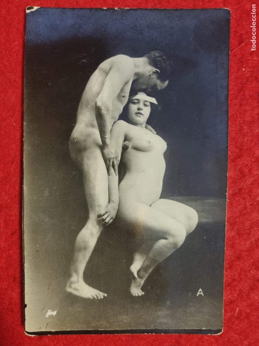 Postales: POSTAL EROTICA FOTO PORNO PAREJA ANTIGUA ORIGINAL P2562