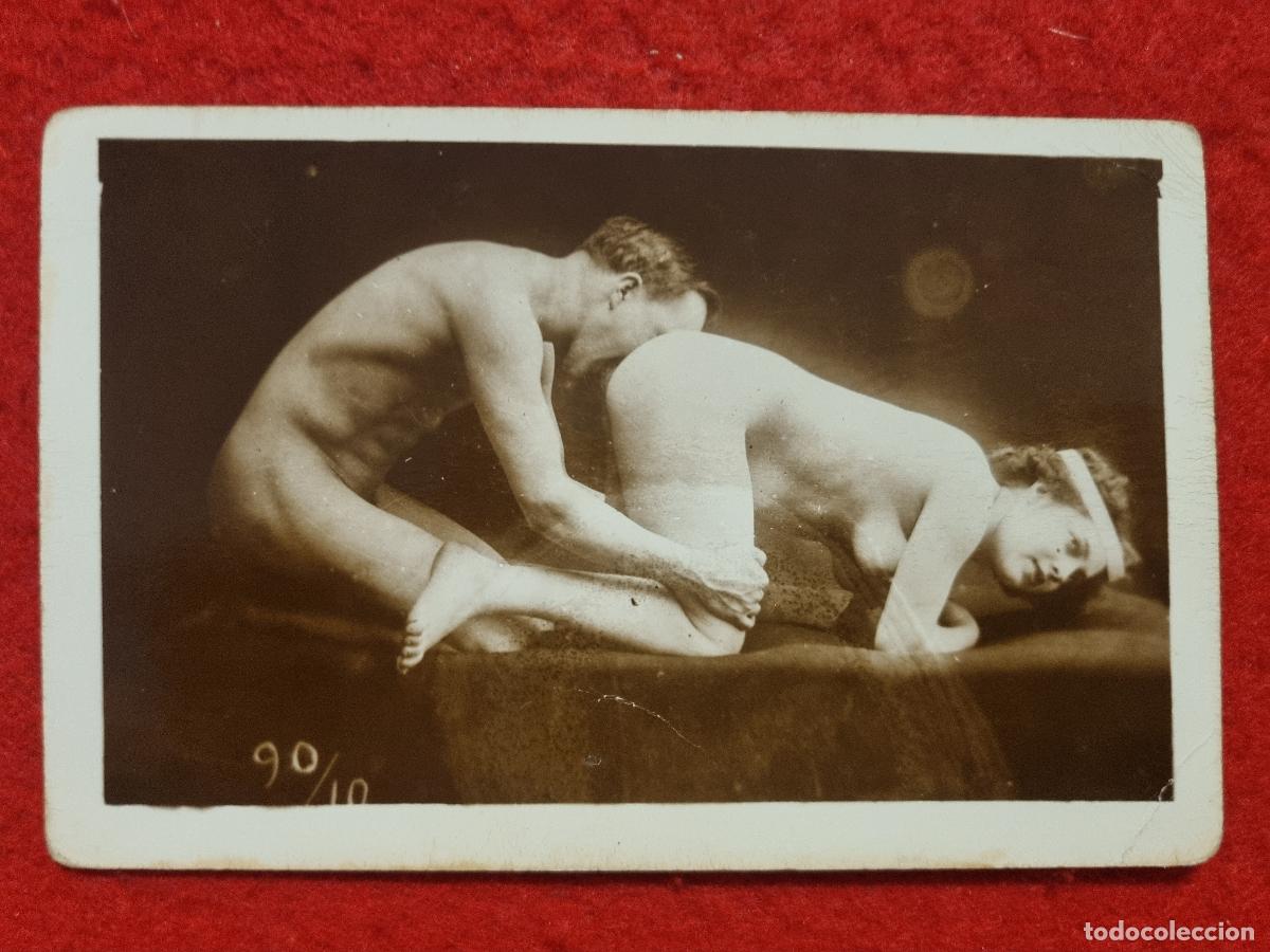 Postales: POSTAL EROTICA FOTO PORNO PAREJA ANTIGUA ORIGINAL P2568