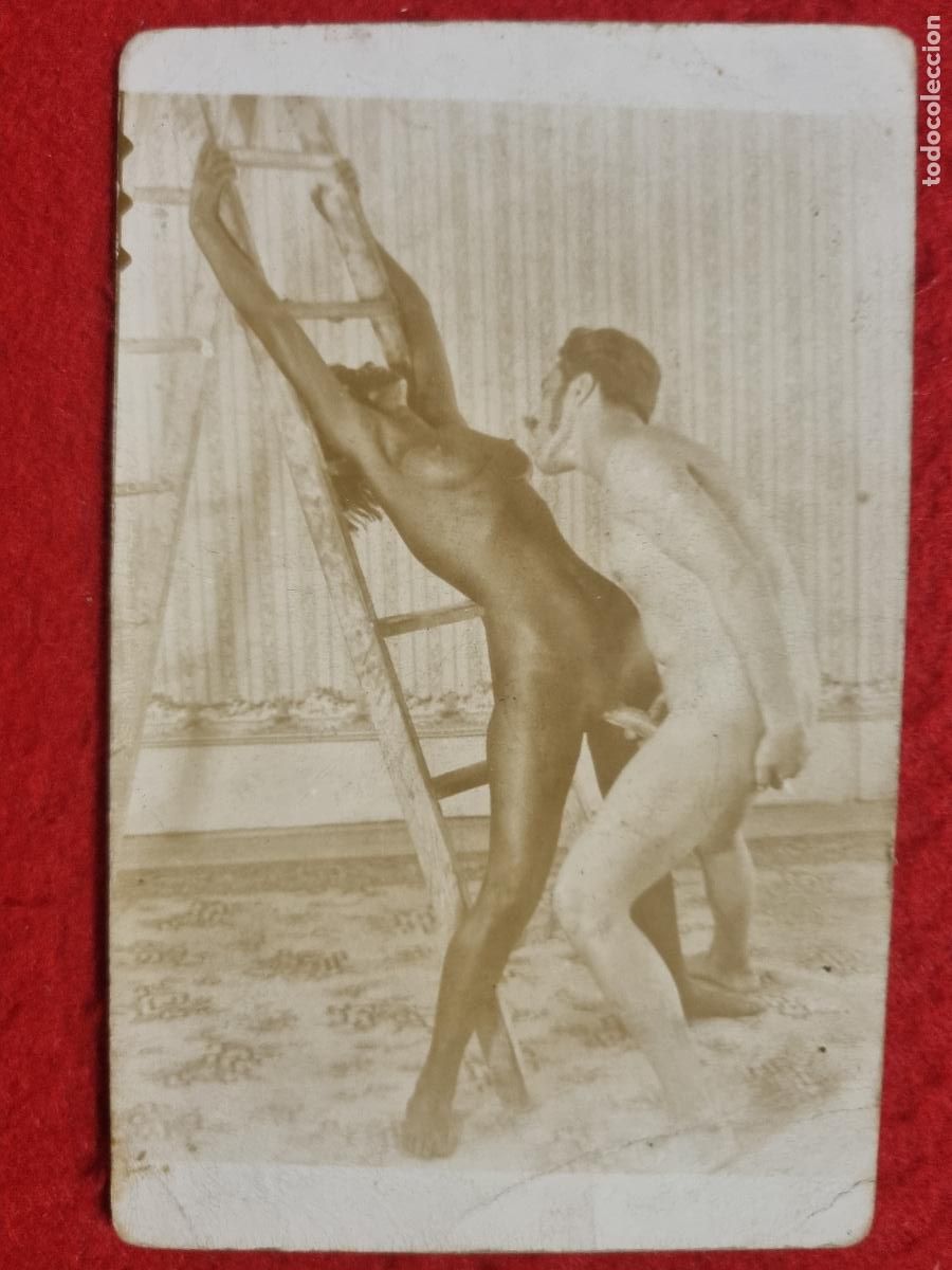 Postales: POSTAL EROTICA FOTO PORNO PAREJA ANTIGUA ORIGINAL P2568A