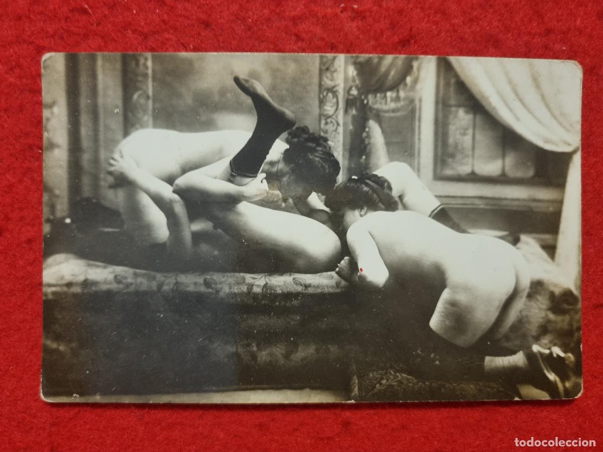 Postales: POSTAL EROTICA FOTO PORNO TRIO ANTIGUA ORIGINAL P2571