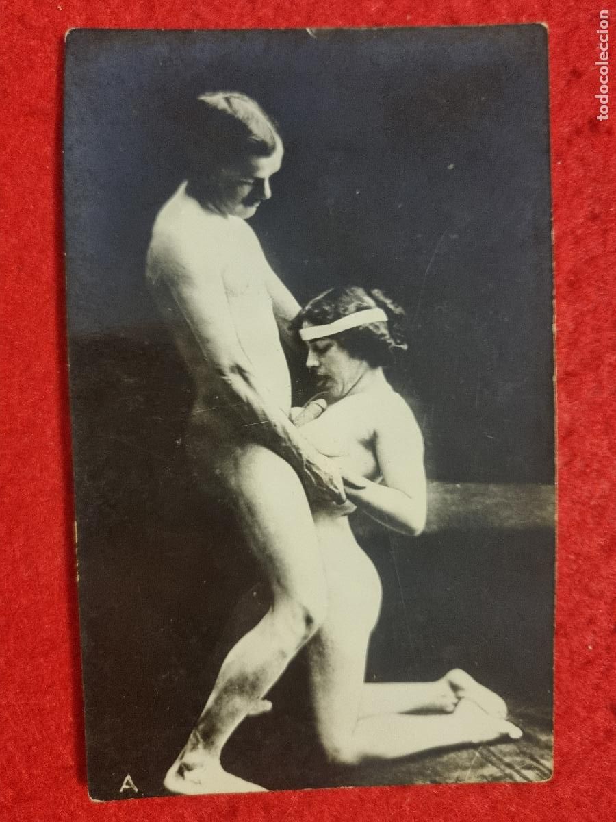 Postales: POSTAL EROTICA FOTO PORNO PAREJA ANTIGUA ORIGINAL P2575