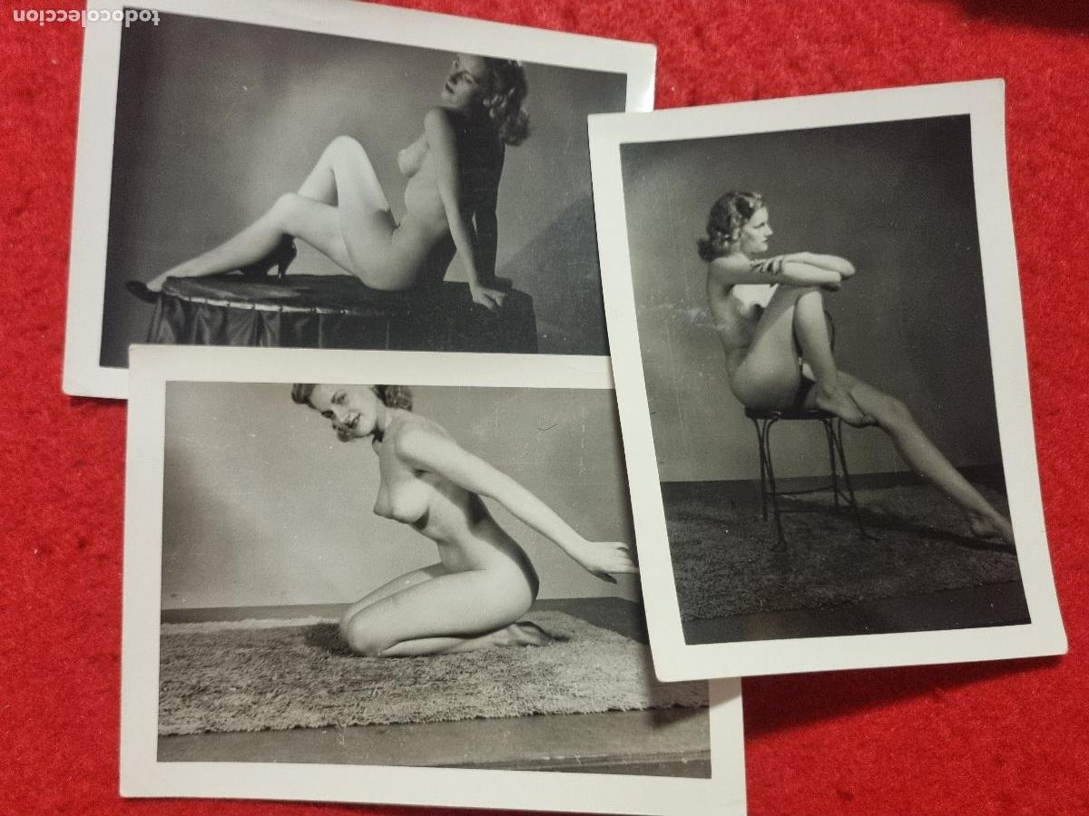 Postales: LOTE DE 3 FOTOS EROTICAS ANTIGUAS ORIGINAL P2585