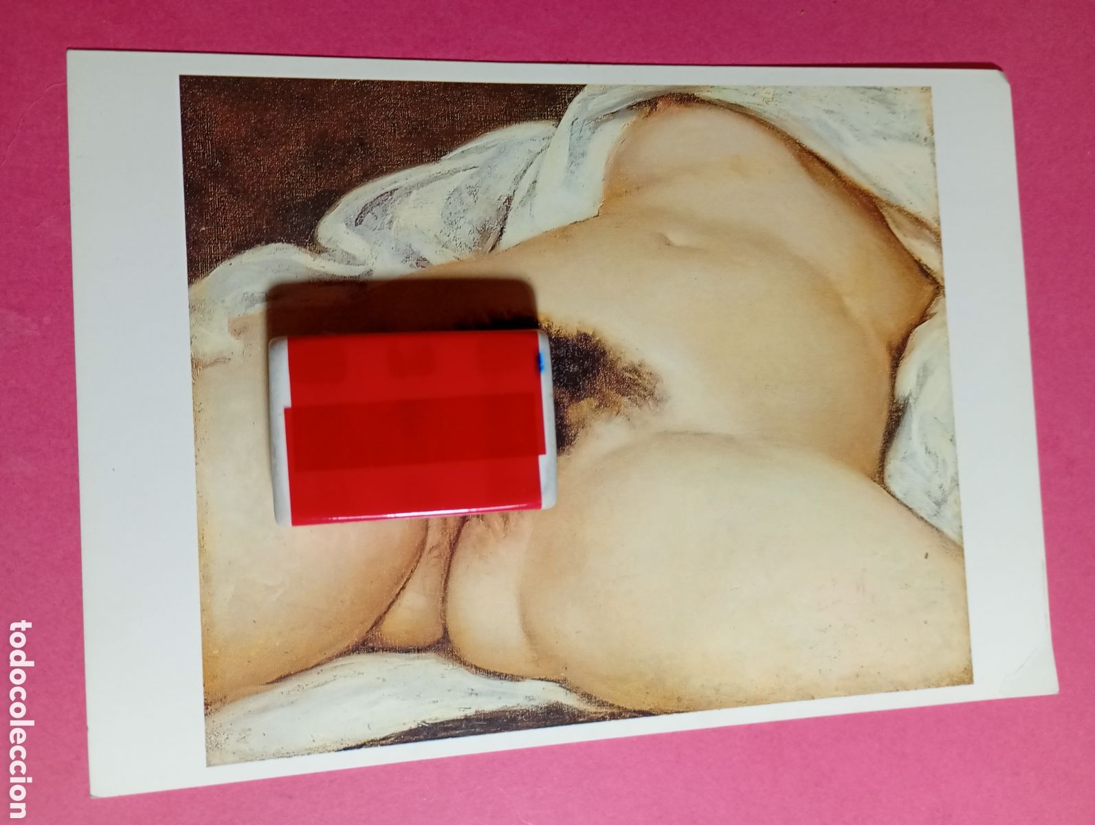 Postais: GUSTAVE COURBET ''L&acute;ORIGINE DU MONDE'' - DESNUDO MUJER ZONA BOTTOM COLOR MUS&Eacute;E D&acute;ORSAY PARIS