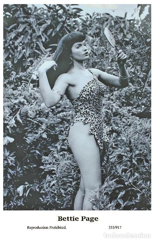 Postales: BETTIE PAGE - Film star Pin Up PHOTO POSTCARD- Publisher Swiftsure 333-917