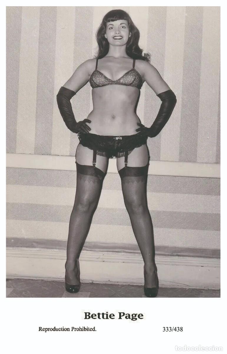 Postales: BETTIE PAGE - Film star Pin Up PHOTO POSTCARD- Publisher Swiftsure 333-438