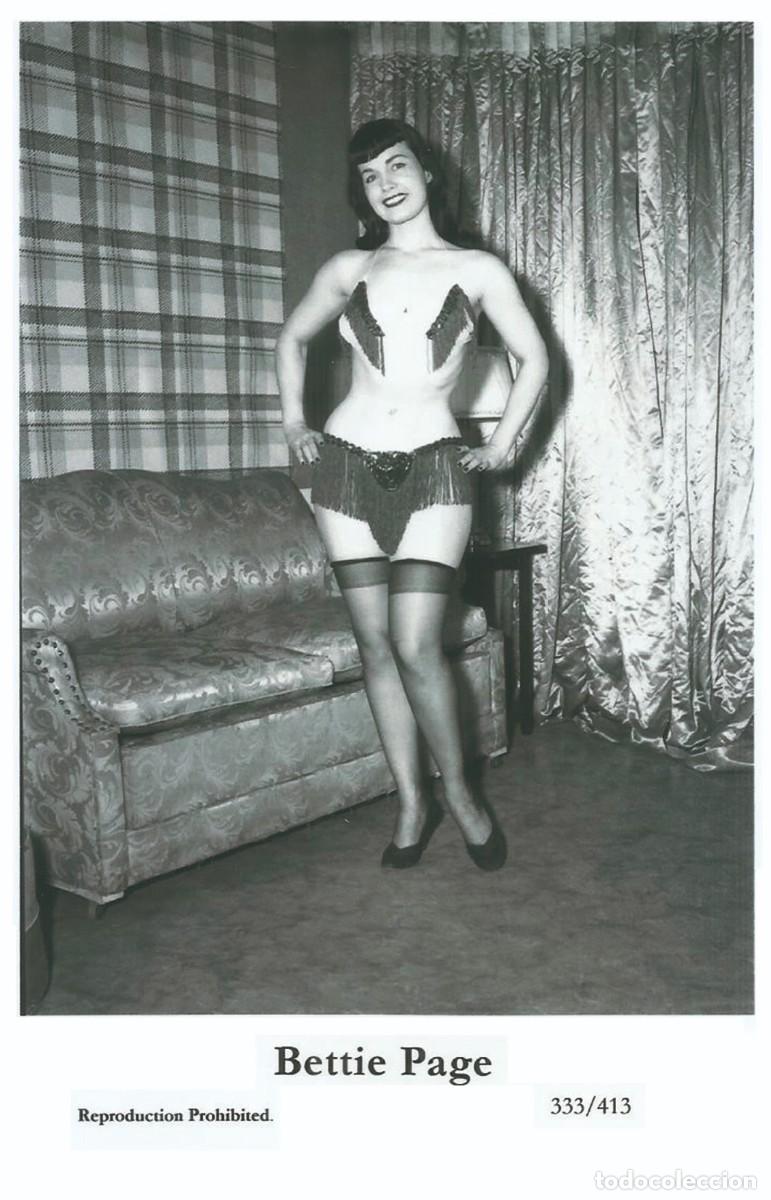 Postales: BETTIE PAGE - Film star Pin Up PHOTO POSTCARD- Publisher Swiftsure 333-413