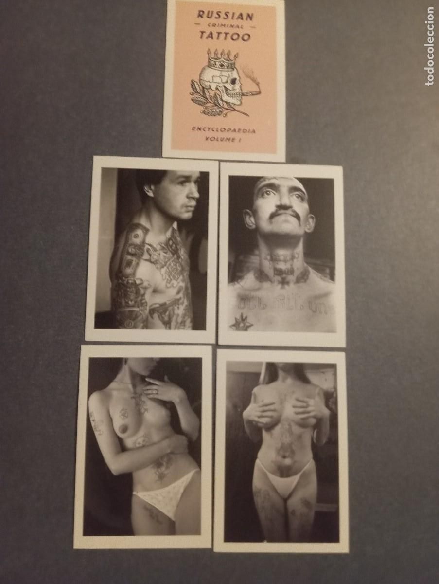 Postales: 5 POSTALES DE **. RUSSIAN CRIMINAL TATTOO **. SIN USAR