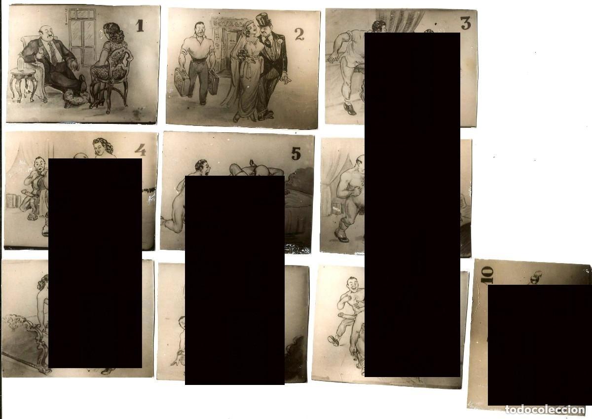 Postales: RELATO ER&Oacute;TICO - 10 VI&Ntilde;ETAS - DESNUDOS - PEQUE&Ntilde;AS 8 X 6 CMS