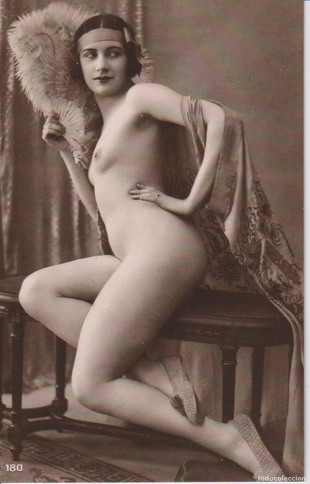 Postales: POSTAL DESNUDO ART&Iacute;STICO CL&Aacute;SICO DE ESTILO VINTAGE DE PRINCIPIOS DEL SIGLO XX &ndash; REPRODUCCION