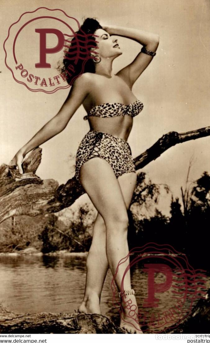 Postkarten: PIN UP FEMME. Pin Up Ups Femme Bikini &eacute;rotisme