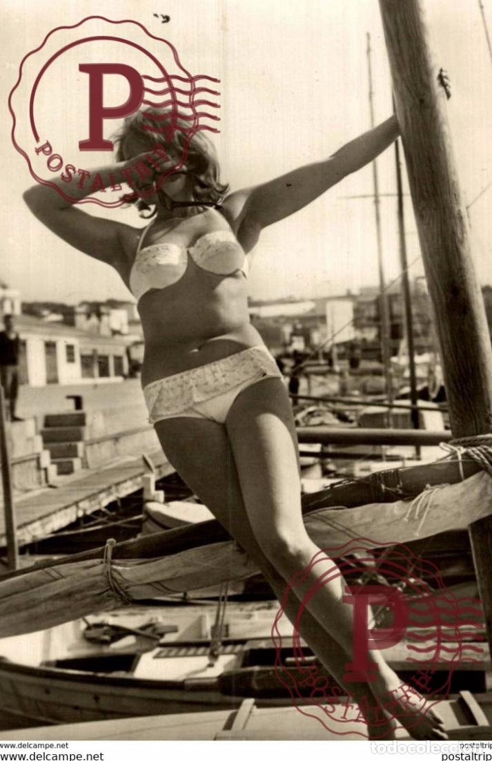 Postkarten: PIN UP FEMME. Pin Up Ups Femme Bikini &eacute;rotisme