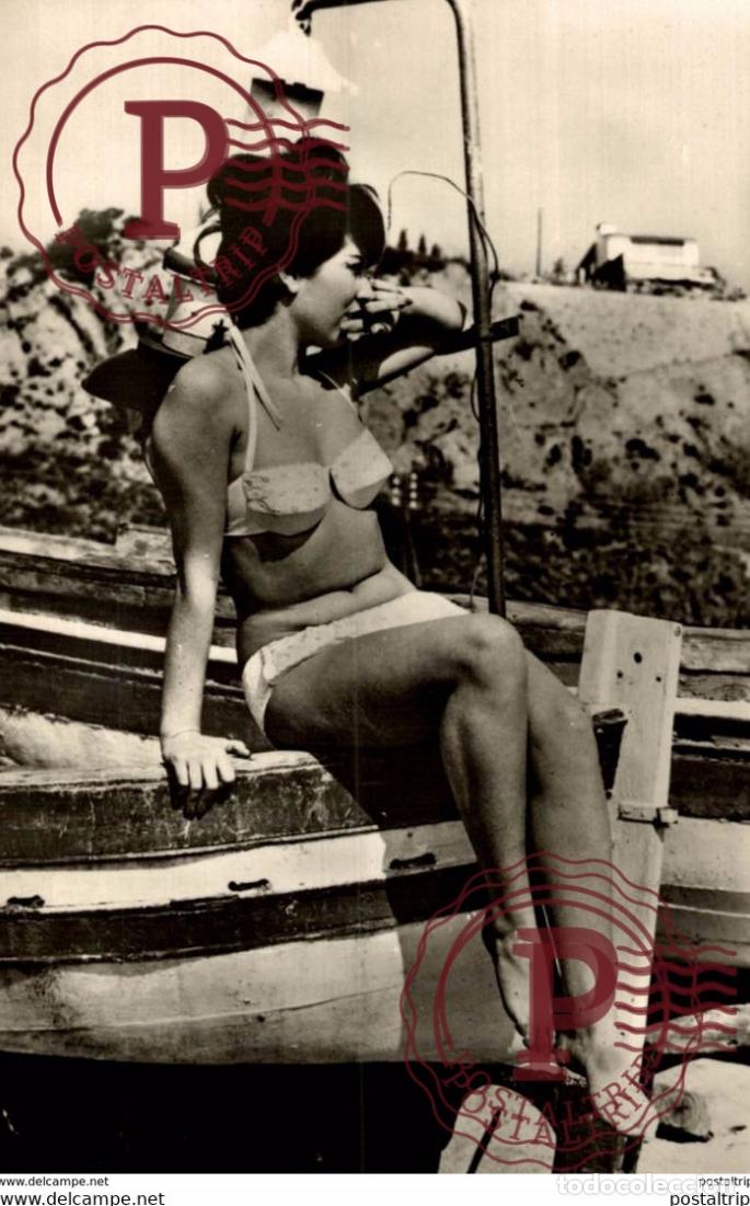 Postkarten: PIN UP FEMME. Pin Up Ups Femme Bikini &eacute;rotisme