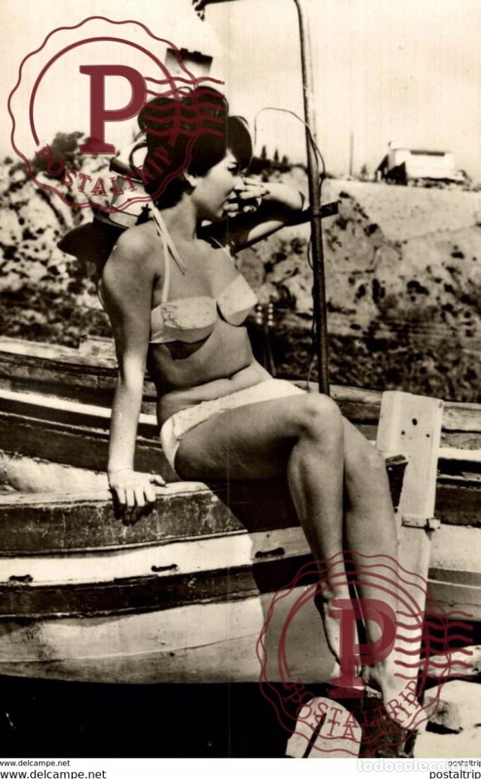 Postkarten: PIN UP FEMME. Pin Up Ups Femme Bikini &eacute;rotisme