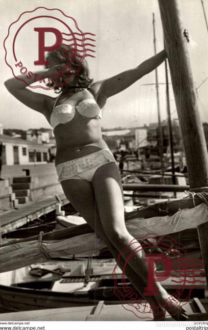 Postkarten: PIN UP FEMME. Pin Up Ups Femme Bikini &eacute;rotisme