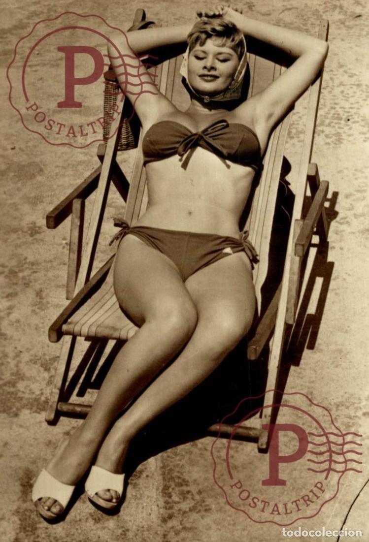 Postkarten: RPPC PIN UPS PINUPS. FEMME. MUJER. WOMEN. BIKINI. PLAINBACK