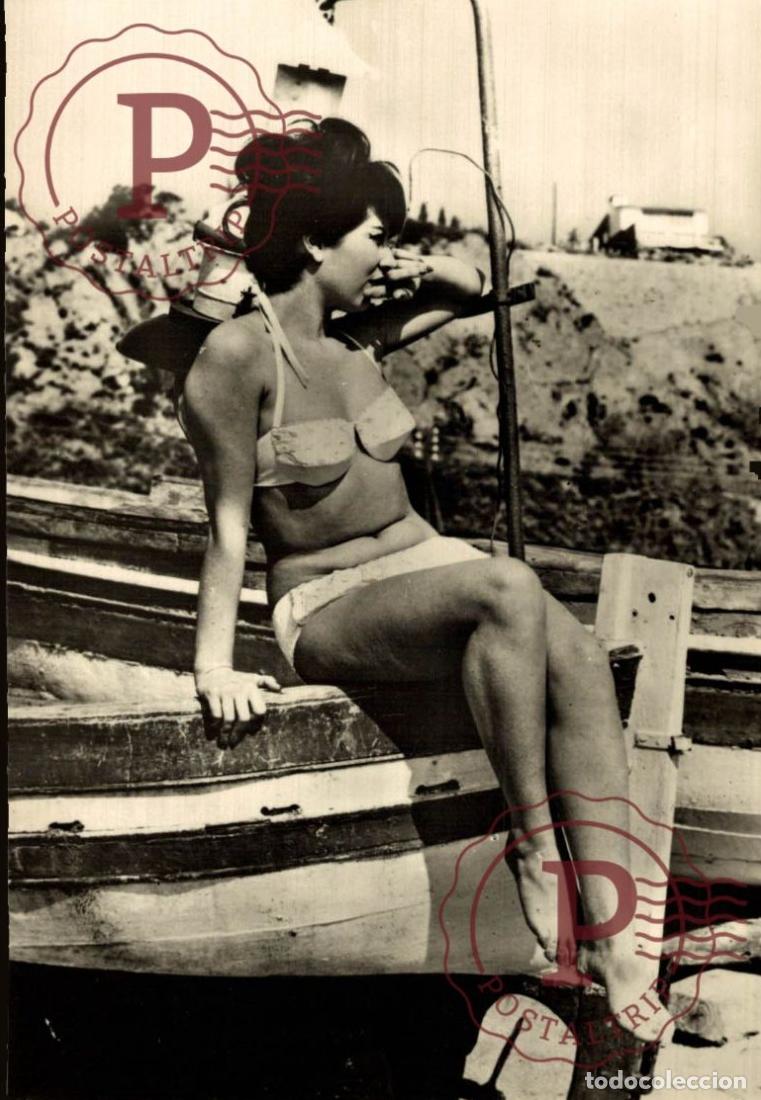 Postkarten: RPPC PIN UPS PINUPS. FEMME. MUJER. WOMEN. BIKINI. PLAINBACK