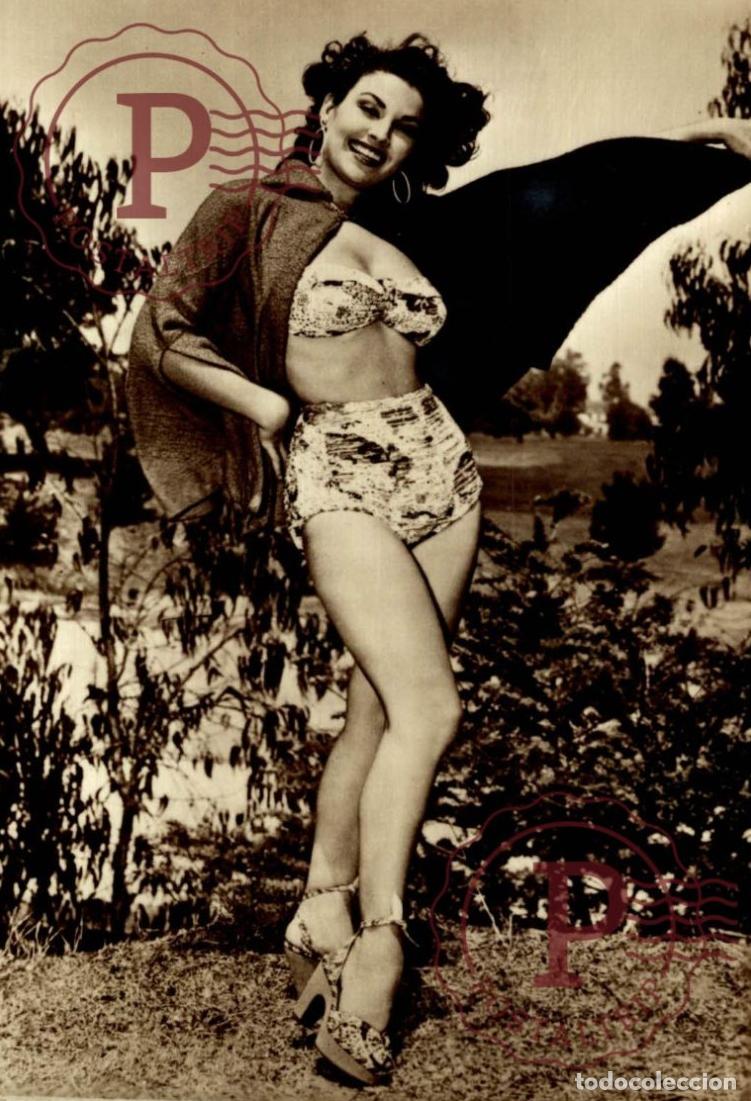 Postkarten: RPPC PIN UPS PINUPS. FEMME. MUJER. WOMEN. BIKINI. PLAINBACK