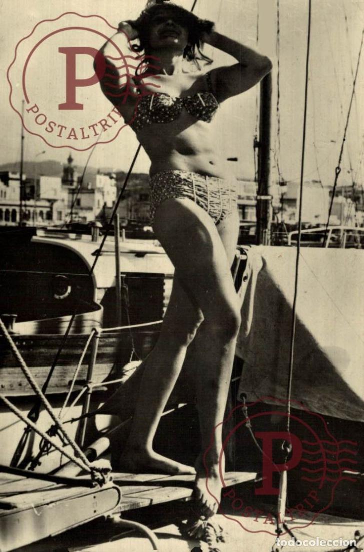 Postkarten: RPPC PIN UPS PINUPS. FEMME. MUJER. WOMEN. BIKINI. PLAINBACK