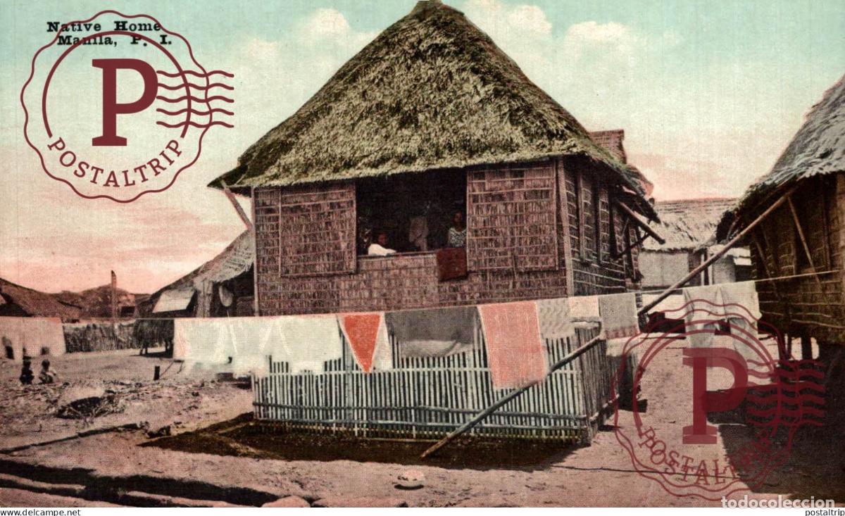 Postales: FILIPINAS. PHILIPPINES. NATIVE HOME, MANILA