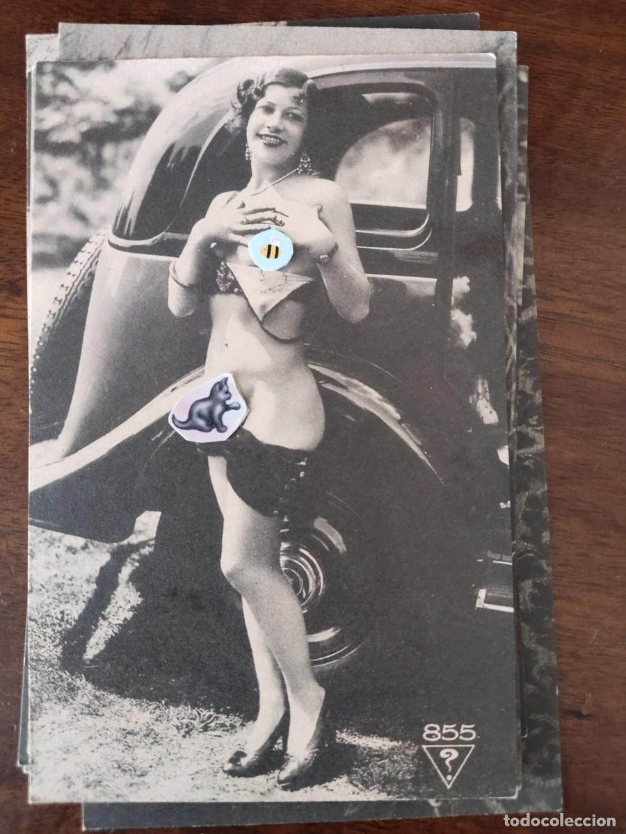 Postales: Juego de 8 postales er&oacute;ticas. A&ntilde;os 20. Originales.