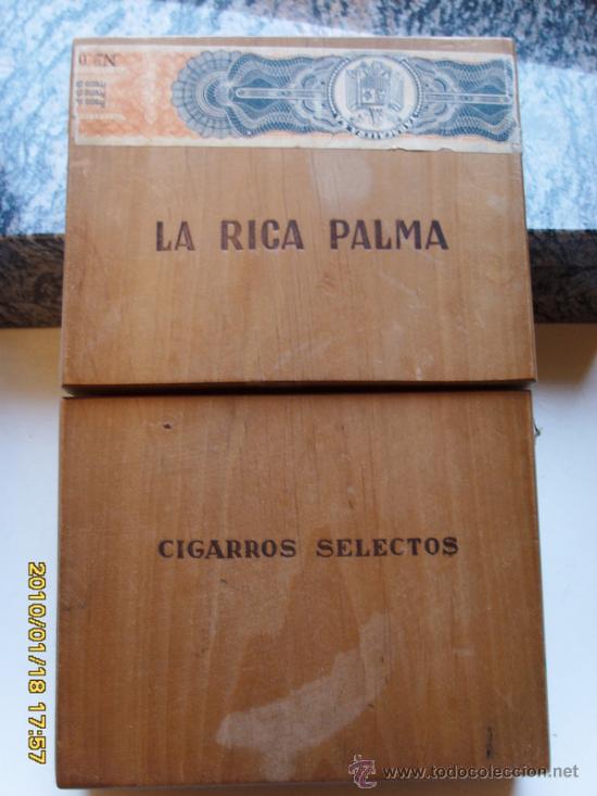 Cajas de puros: LA RICA PALMA - CANARIAS