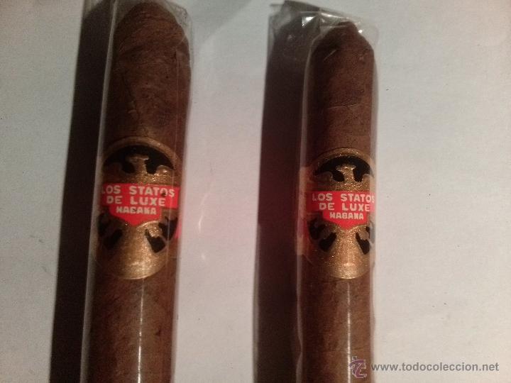 Cajas de puros: 2 PUROS LOS STATOS DE LUXE LA HABANA - Foto 1