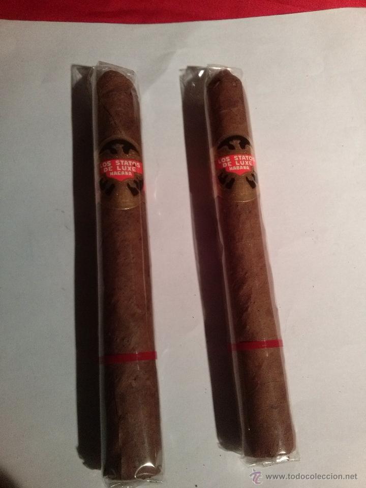 Cajas de puros: 2 PUROS LOS STATOS DE LUXE LA HABANA - Foto 2
