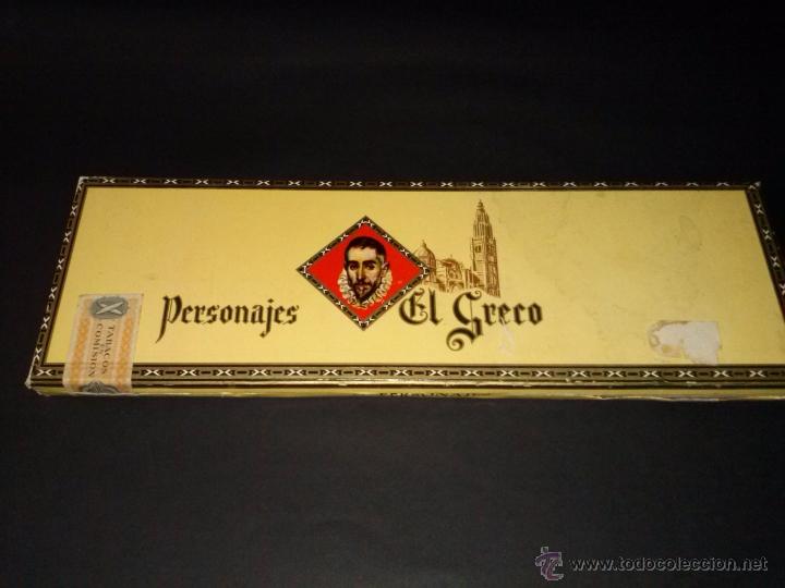 Cajas de puros: CAJA PUROS ANTIGUA EL GRECO - Foto 3
