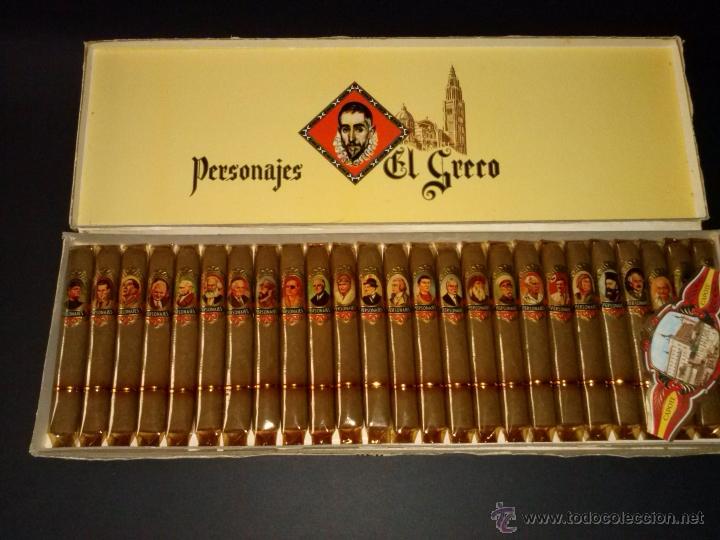 Cajas de puros: CAJA PUROS ANTIGUA EL GRECO - Foto 4