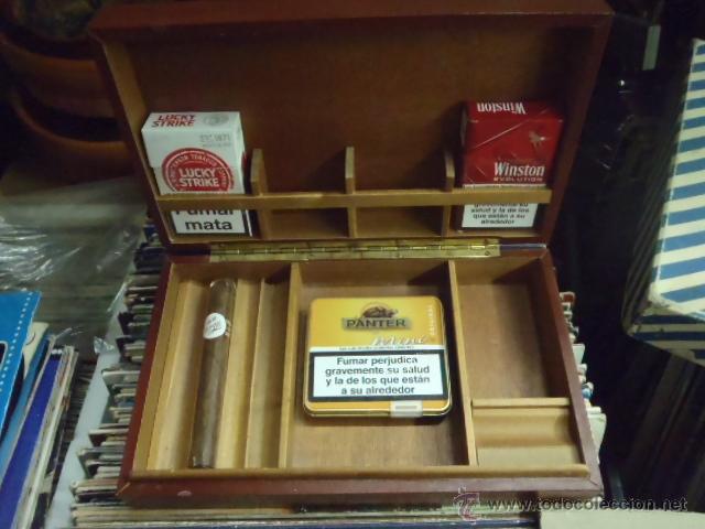 Cajas de puros: CAJA DE PUROS CIGARRERA. - Foto 1