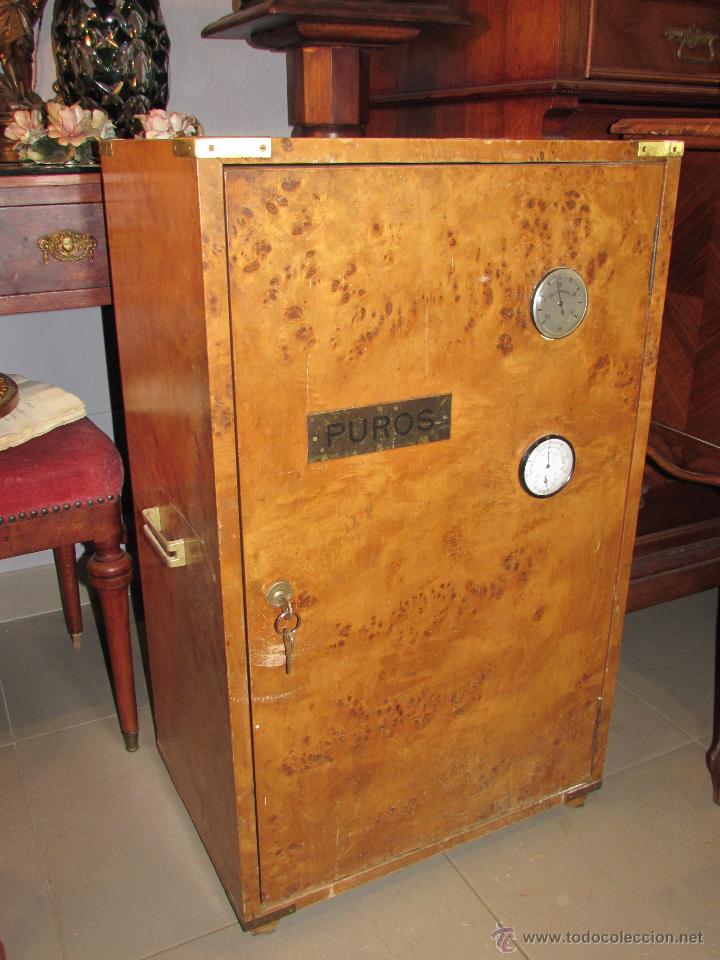 Cajas de puros: MUEBLE PARA PUROS DE MADERA DE RA&Iacute;Z - Foto 3