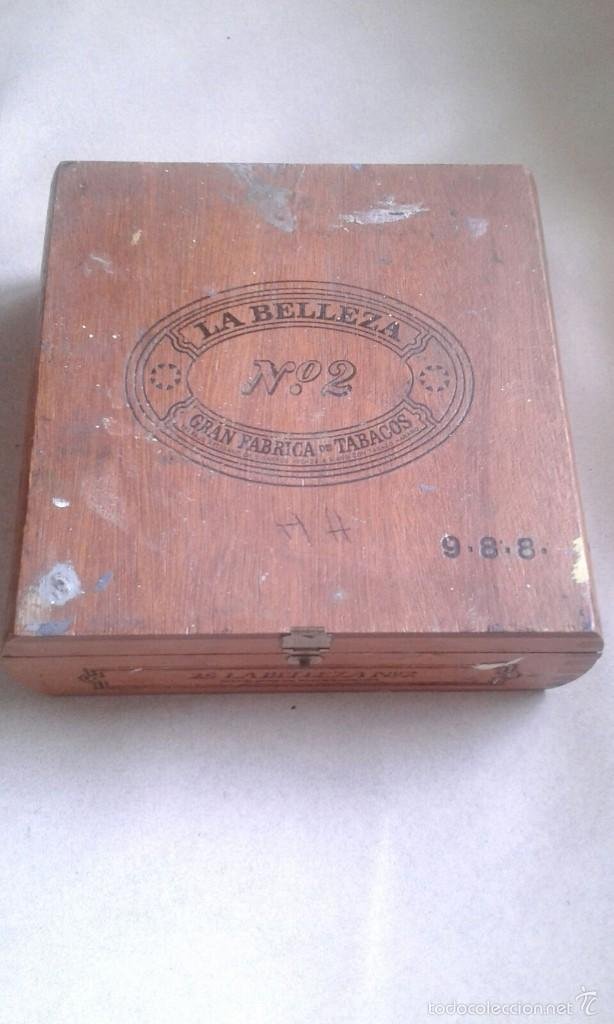 antiguo humidor caja expositor de puros placere - Compra venta en  todocoleccion