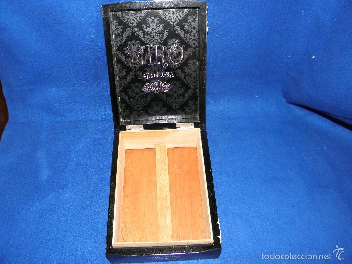 Cajas de puros: CAJA DE PUROS CAPA NEGRA DE MIR&Oacute; - Foto 3