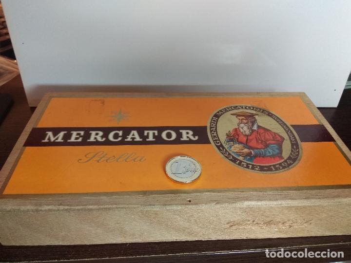 Cajas de puros: CAJA DE MADERA PUROS MERCATOR STELLA - Foto 1