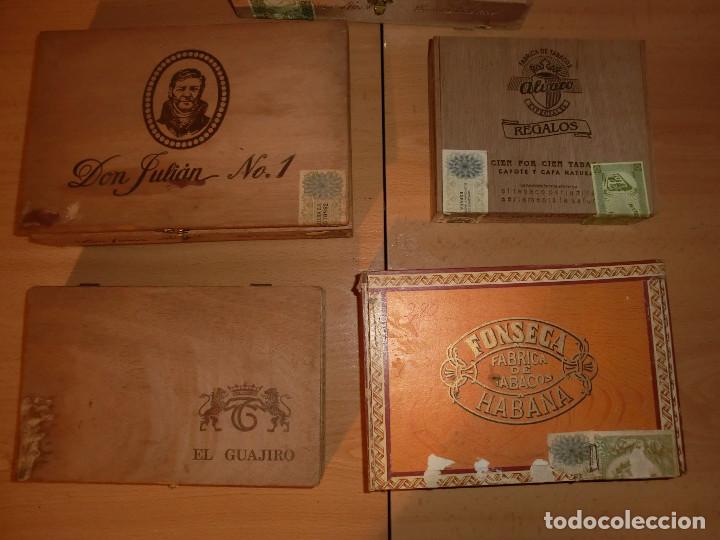 Cajas de puros: son 5 cajas tabaco , o puros - Foto 1