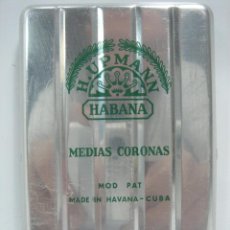 Cajas de Puros: ANTIGUA CAJA/ESTUCHE METALICA PUROS - H.UPMANN-MEDIAS CORONAS - HABANA -TABACO CUBA CIGARROS. Lote 366685221