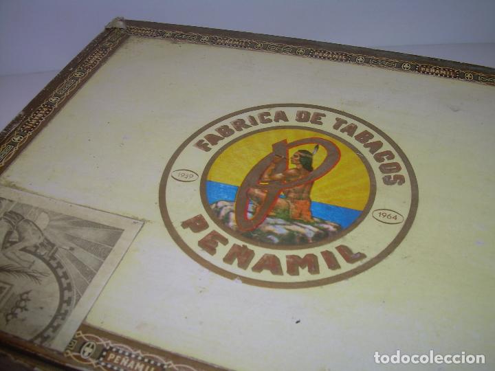 Cajas de puros: CAJA DE MADERA DE PUROS. VACIA. - Foto 2