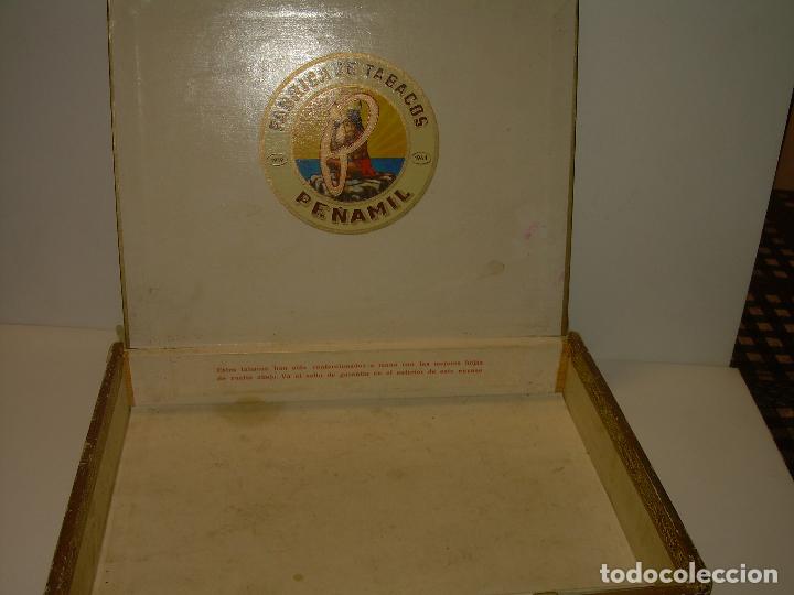 Cajas de puros: CAJA DE MADERA DE PUROS. VACIA. - Foto 4