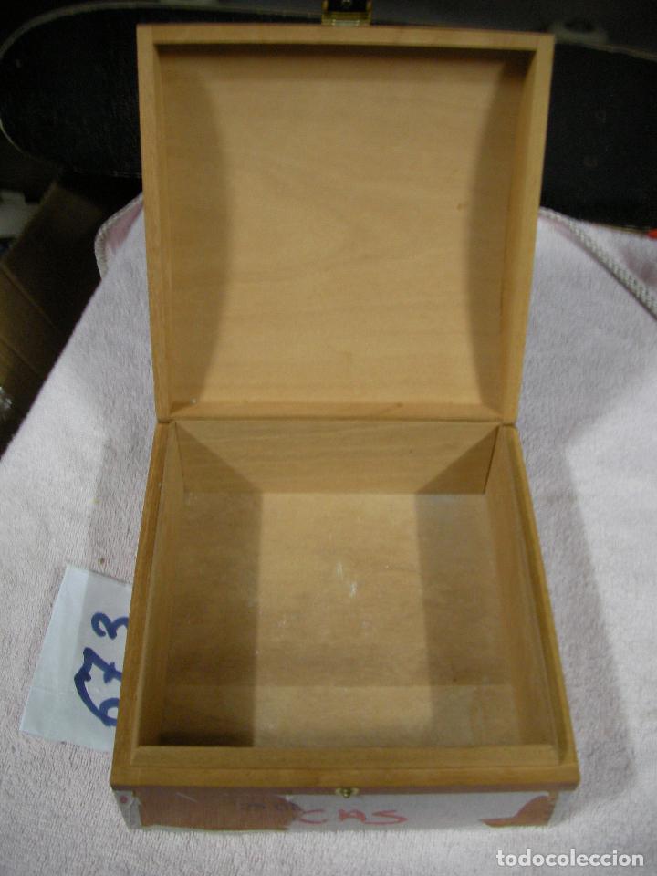Cajas de puros: ESPECTACULAR CAJA DE PUROS GRECO EN MADERA MACIZA - Foto 2
